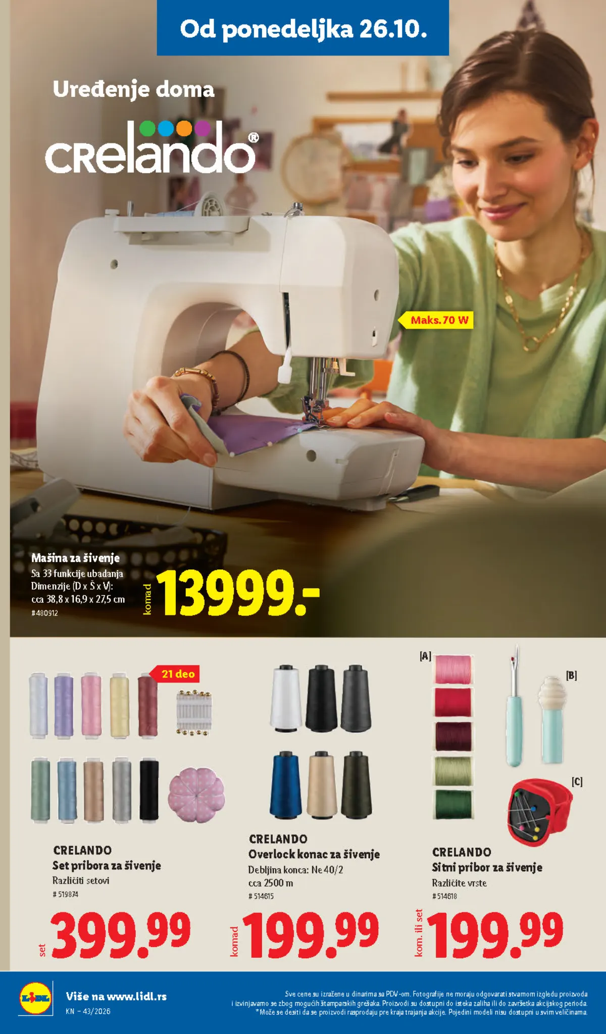 Lidl katalog akcija strana 90 – važi od 1.10. do 31.10.2026.