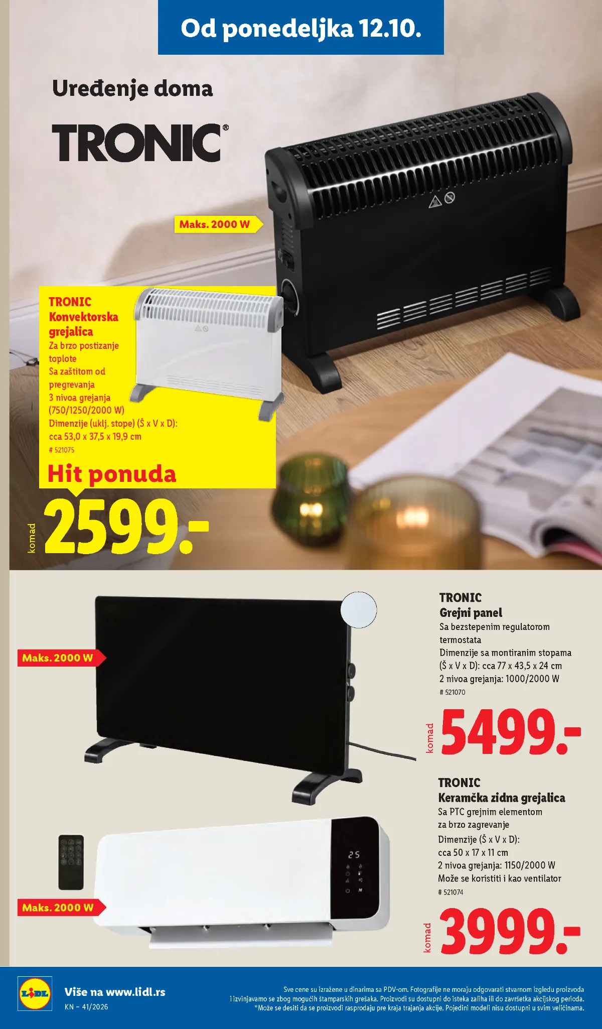 Lidl katalog akcija strana 96 – važi od 8.10. do 14.10.2026.