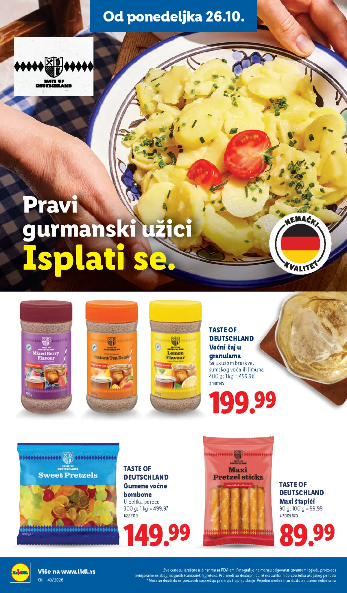Lidl katalog akcija strana 98 – važi od 1.10. do 31.10.2026.