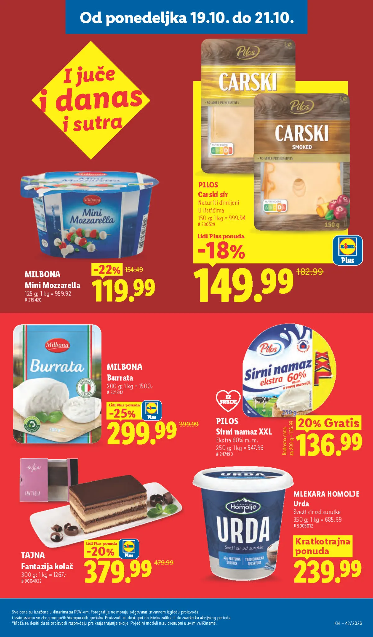 Lidl katalog akcija strana 99 – važi od 1.10. do 30.11.2026.